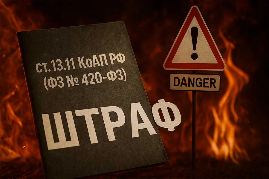 Доработка сайта под ст. 13.11 КоАП РФ (ФЗ № 420-ФЗ)